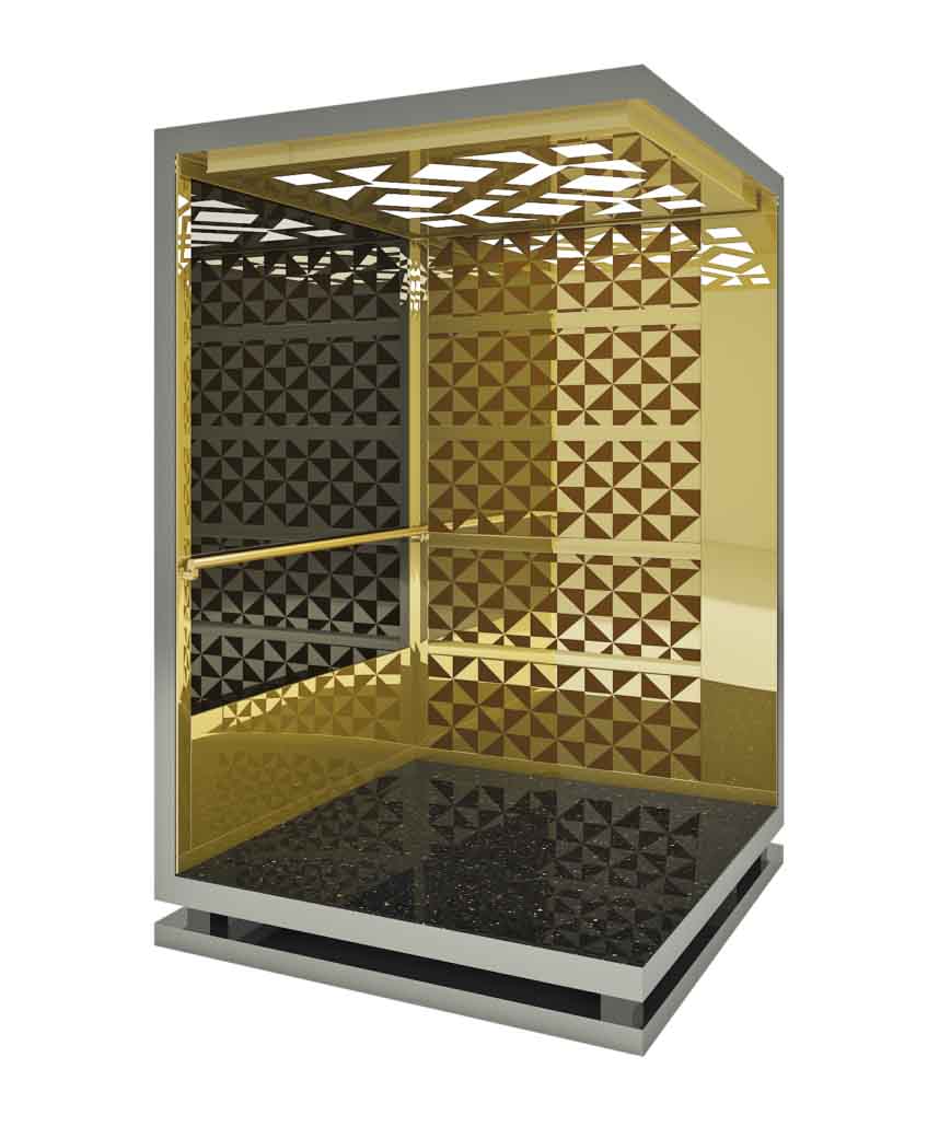 F-1012 Dekoratif Desenli Gold